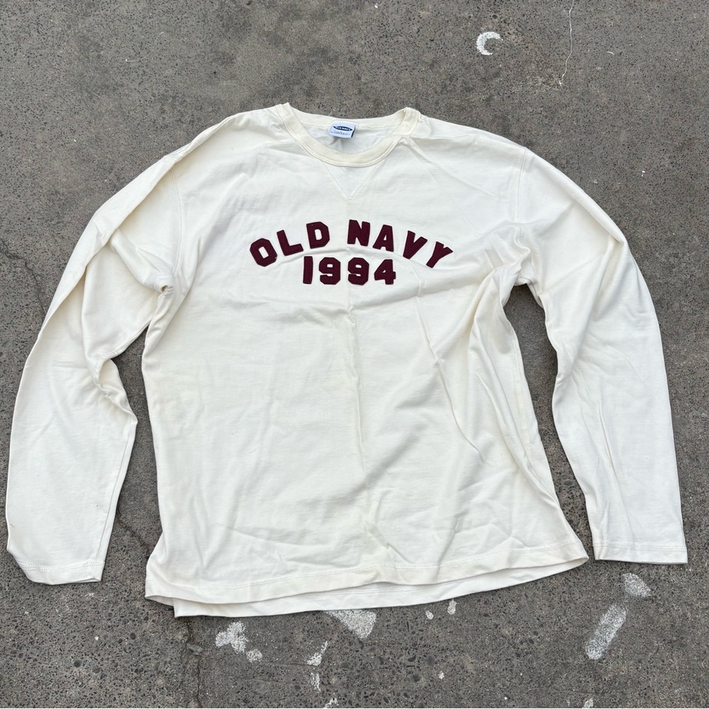 Old Navy Cream Cotton Shirt